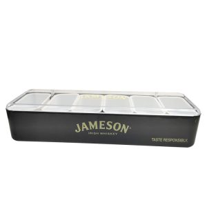 6 Bins Plastic Condiment Tray