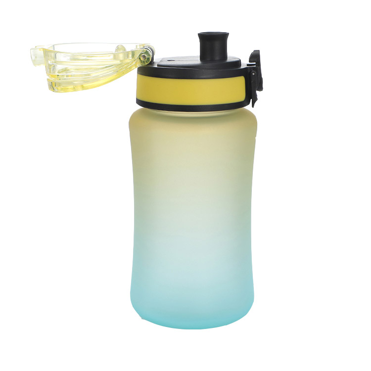 350ml Plastic Sport Water Bottle With Straw