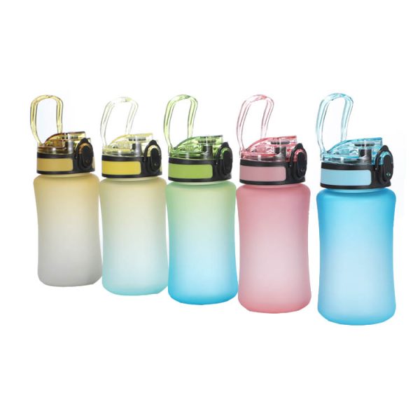 350ml Plastic Sport Water Bottle With Straw