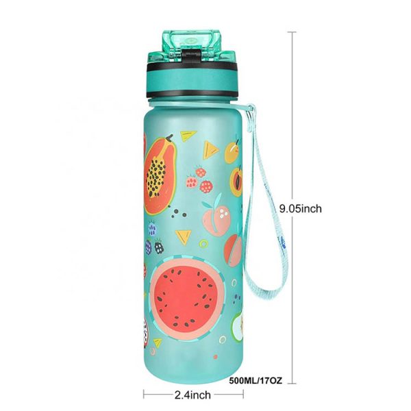 500ml Plastic Sipper Water Bottle