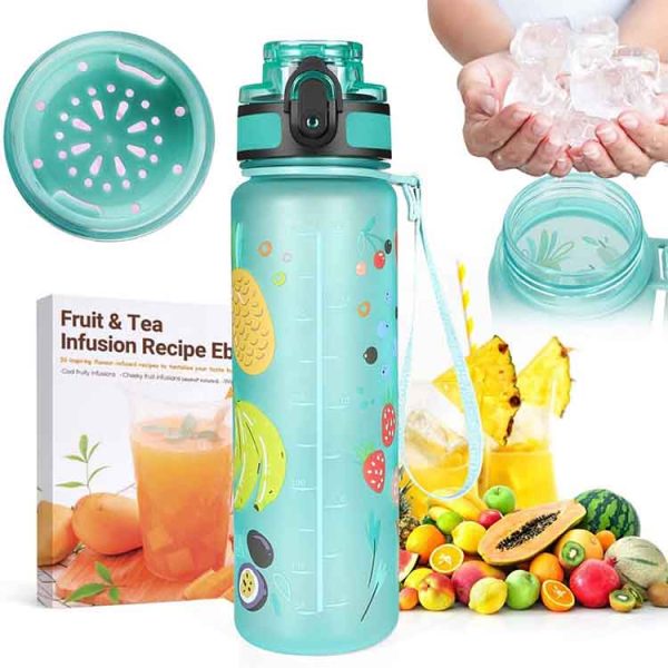 500ml Plastic Sipper Water Bottle