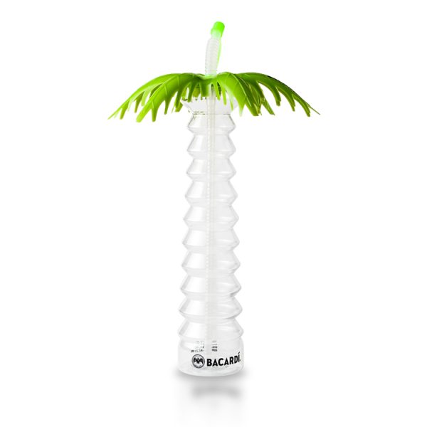 Coconut Palm Shape Yard Glass