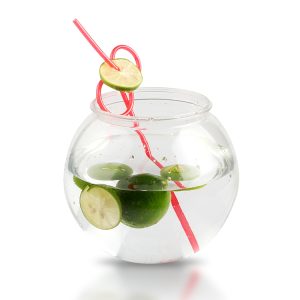 30oz Plastic Fish Bowl For Drinking