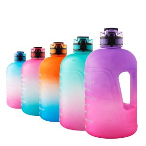 Gallon Water Bottles With Times To Drink