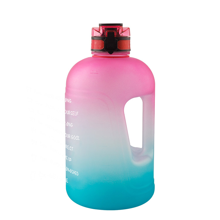 water bottles with times