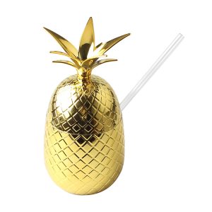 Pineapple Tumbler With Straw