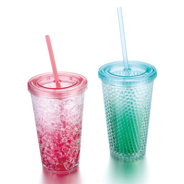 Plastic Double Wall Gel Tumbler (1)