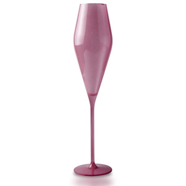 Purple Plastic Champagne Flute