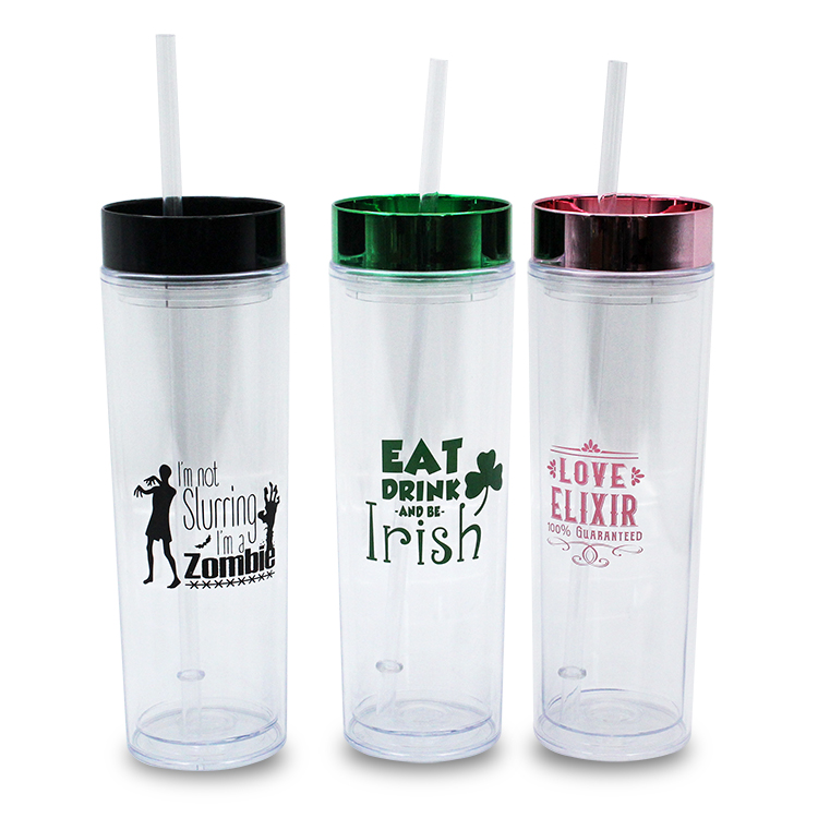 Wholesale Skinny Acrylic Tumblers