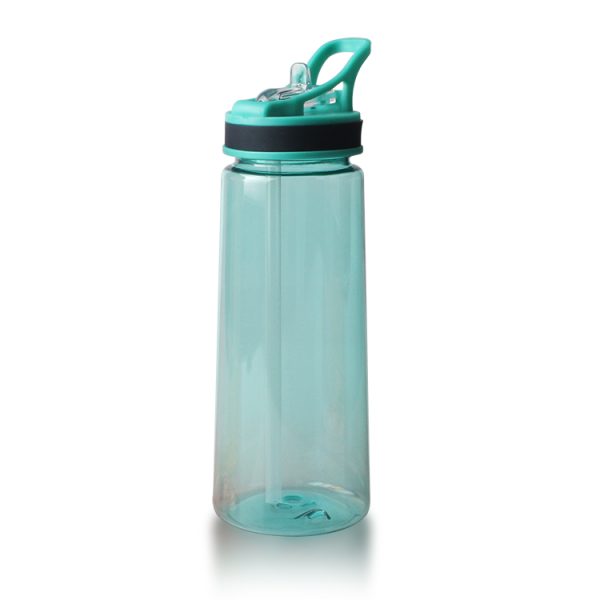 blue plastic water bottles in bulk