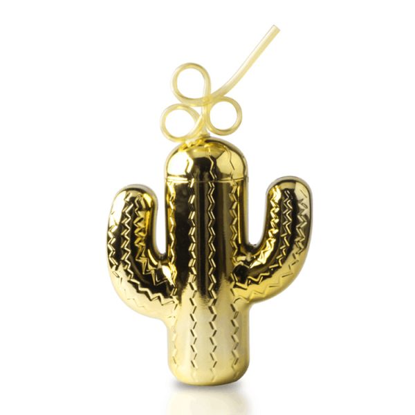 cactus cup with straw