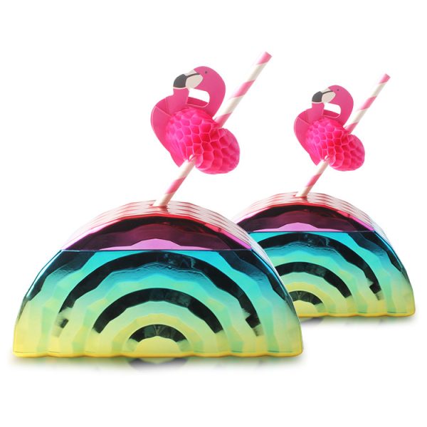 colorful rainbow cup for events promotion