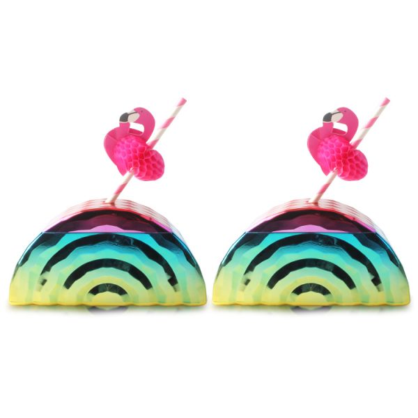 colorful rainbow cup for events promotion