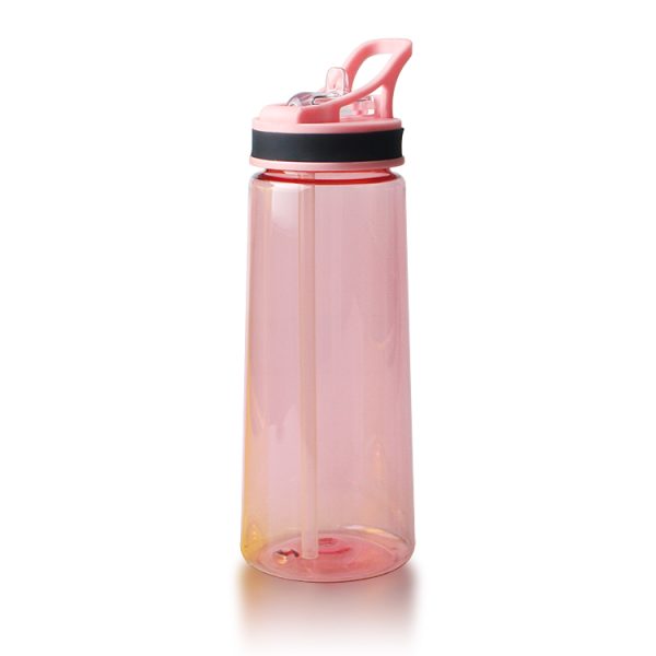 pink plastic water bottles in bulk