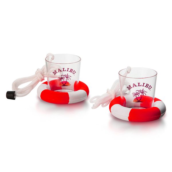 popular 2OZ Plastic Shot Glass With Swim Ring