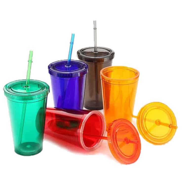 cheap-Double-Wall-Clear-Plastic-Tumblers