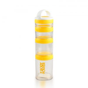 stackable protein powder container