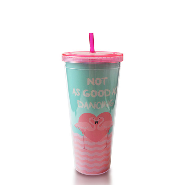 personalized flamingo tumbler with straw bulk